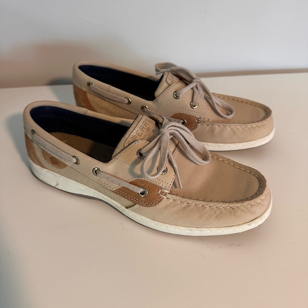 Sperry Top sider bluefish boat shoe in beige